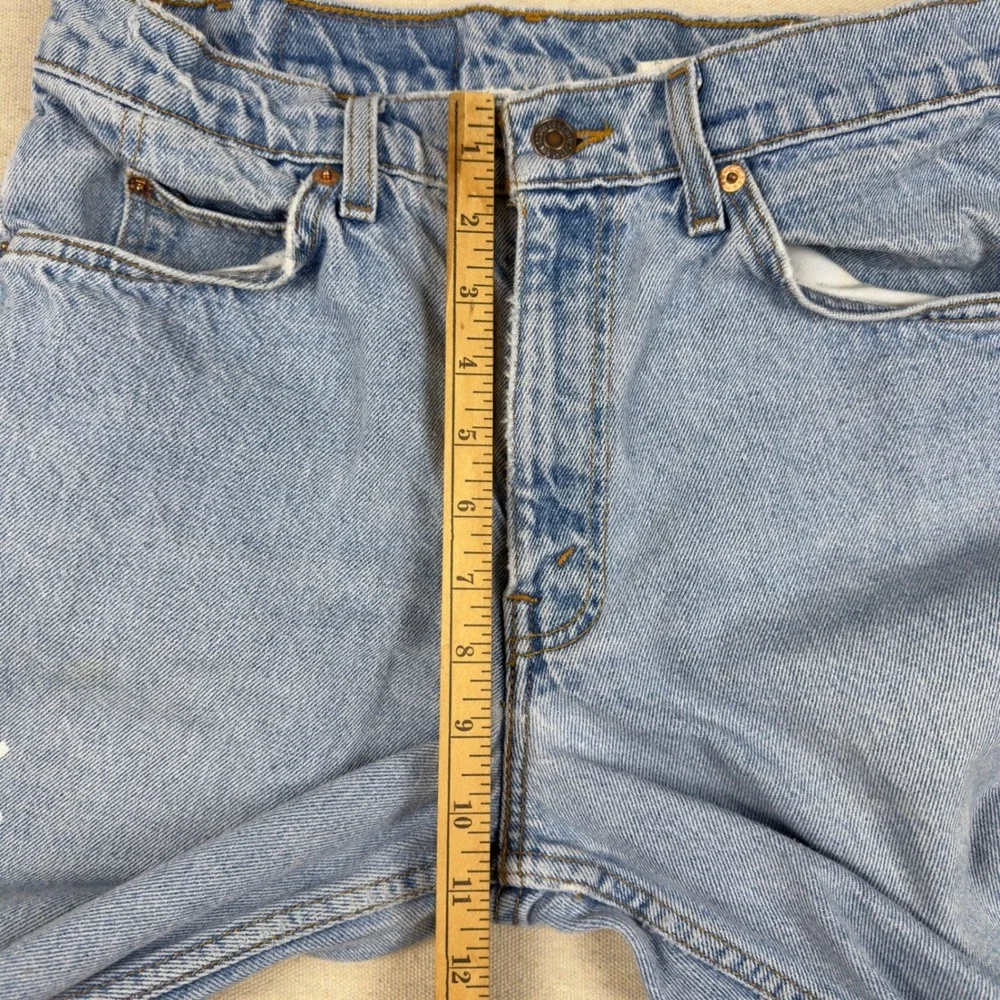 Vtg Levi's Orange Tab‎ 550 Jeans Men's 29.5x29.5 Light Wash Texas USA Made 1996